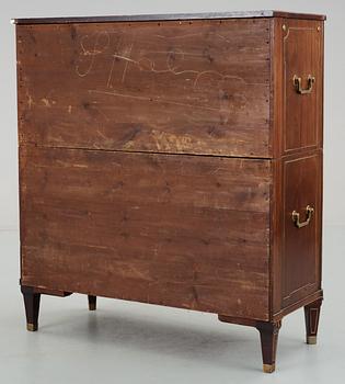 SEKRETÄR, tillskriven Eric N Lindström (mästare i Stockholm 1795-1819). Sengustaviansk.
