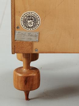 A Josef Frank walnut showcase cabinet by Svenskt Tenn,
