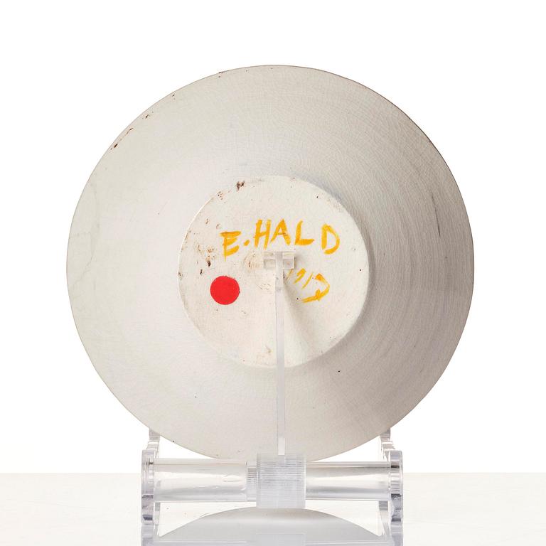 Edward Hald, an early ceramic bowl, studio work, Stockholm, 1917.