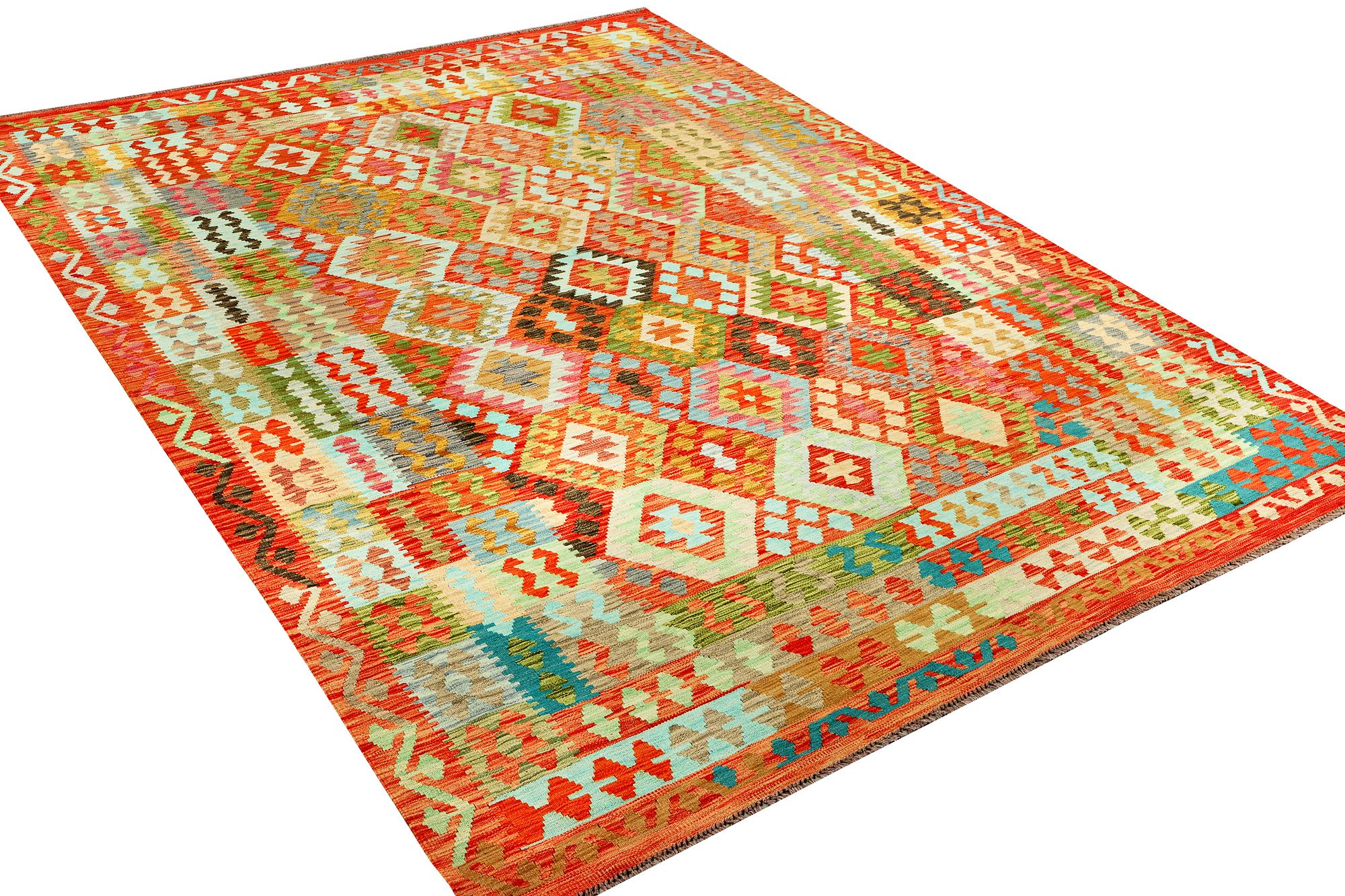 Matta, Kelim, ca. 340 x 245 cm.