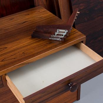 POUL CADOVIUS, a 1960's Danish palisander shelving system.