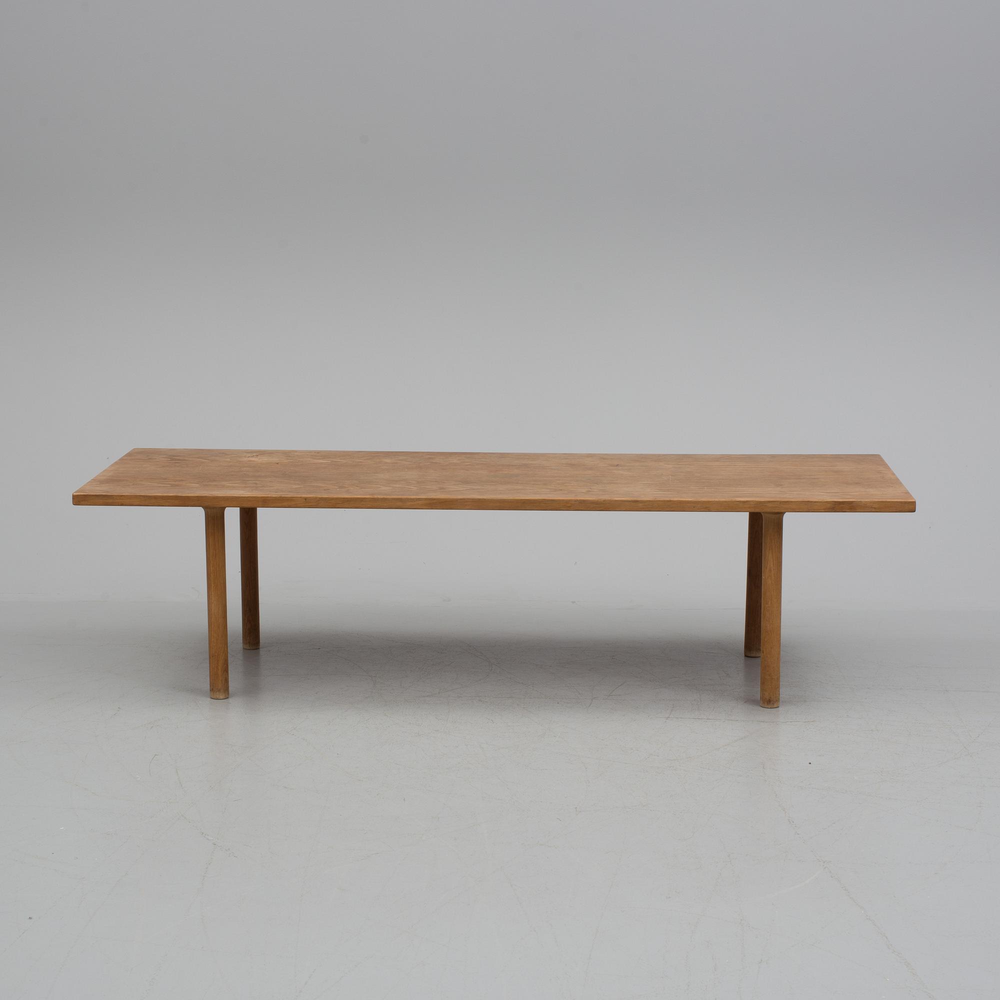 HANS J. WEGNER, an oak sofa table, Andreas Tuck, Denmark.
