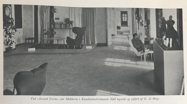 Gustaf Axel Berg, a rare "Estelle" armchair, G. A. Berg, Stockholm, 1940s.
