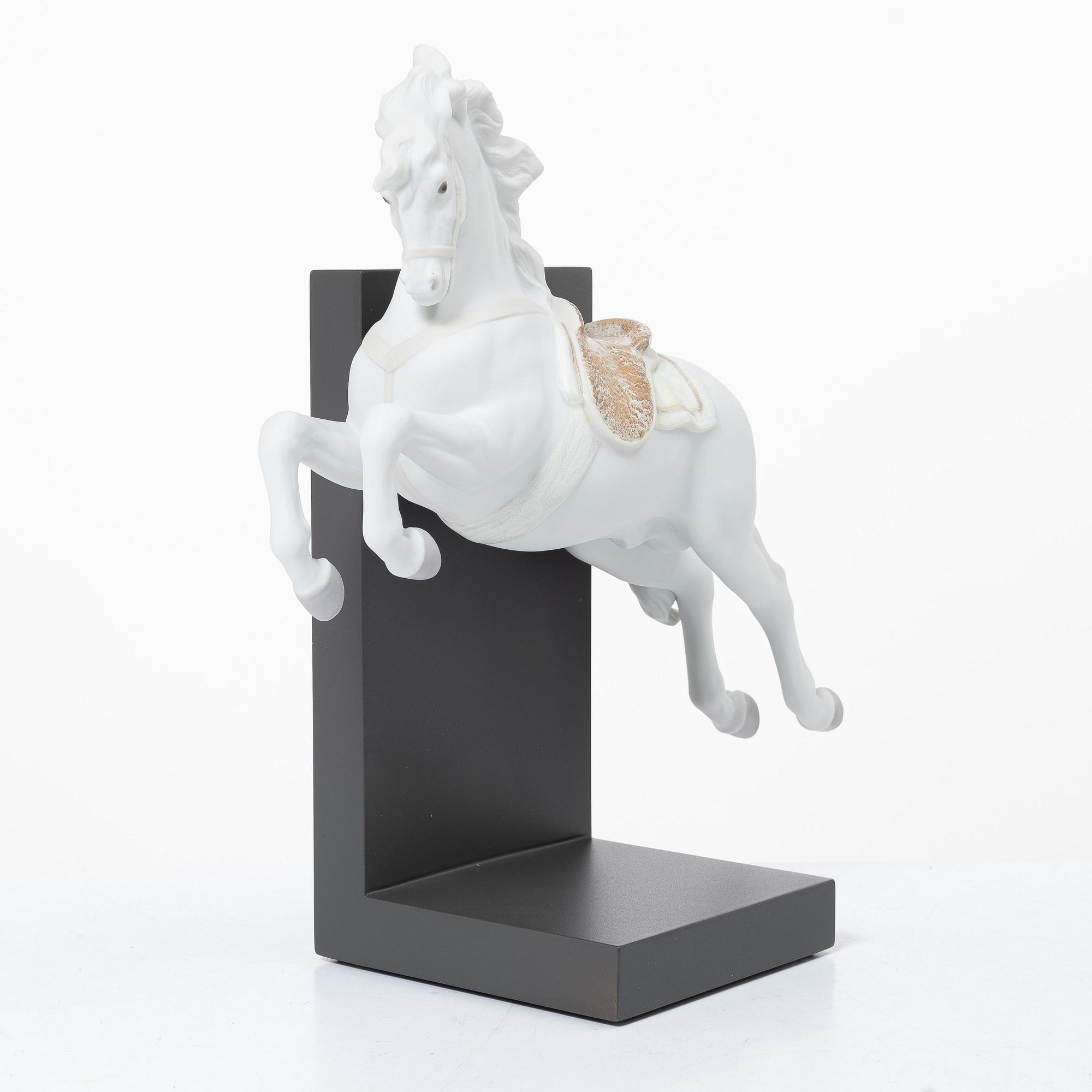 Lladró, figurin, "Horse on pirouette", Spanien.