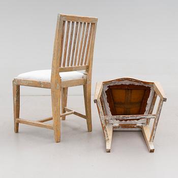 STOLAR, 1 par, sengustavianska, 1800-talets början.
