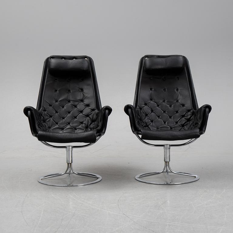 Bruno Mathsson, a pair 'Jetson' armchairs for Dux.