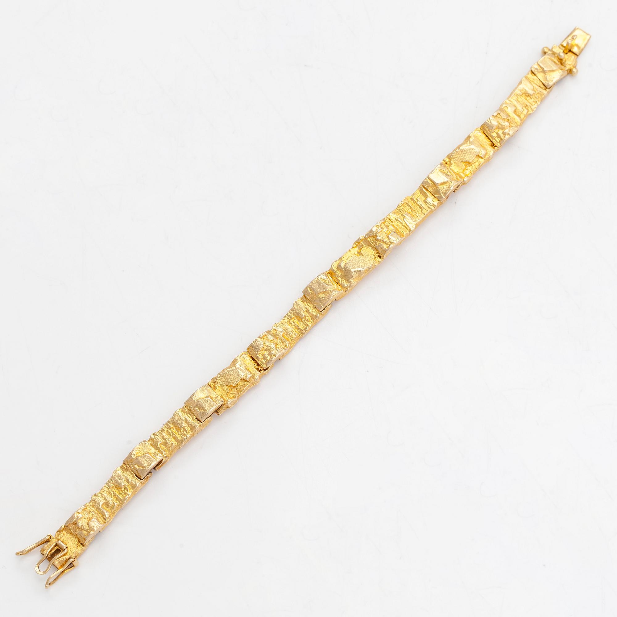Björn Weckström, armband, "Jotos", 18K guld. Lapponia. Svensk import stämpel.