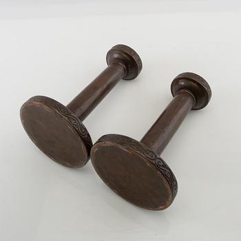 Candelabra, a pair, Art Nouveau, early 20th century.