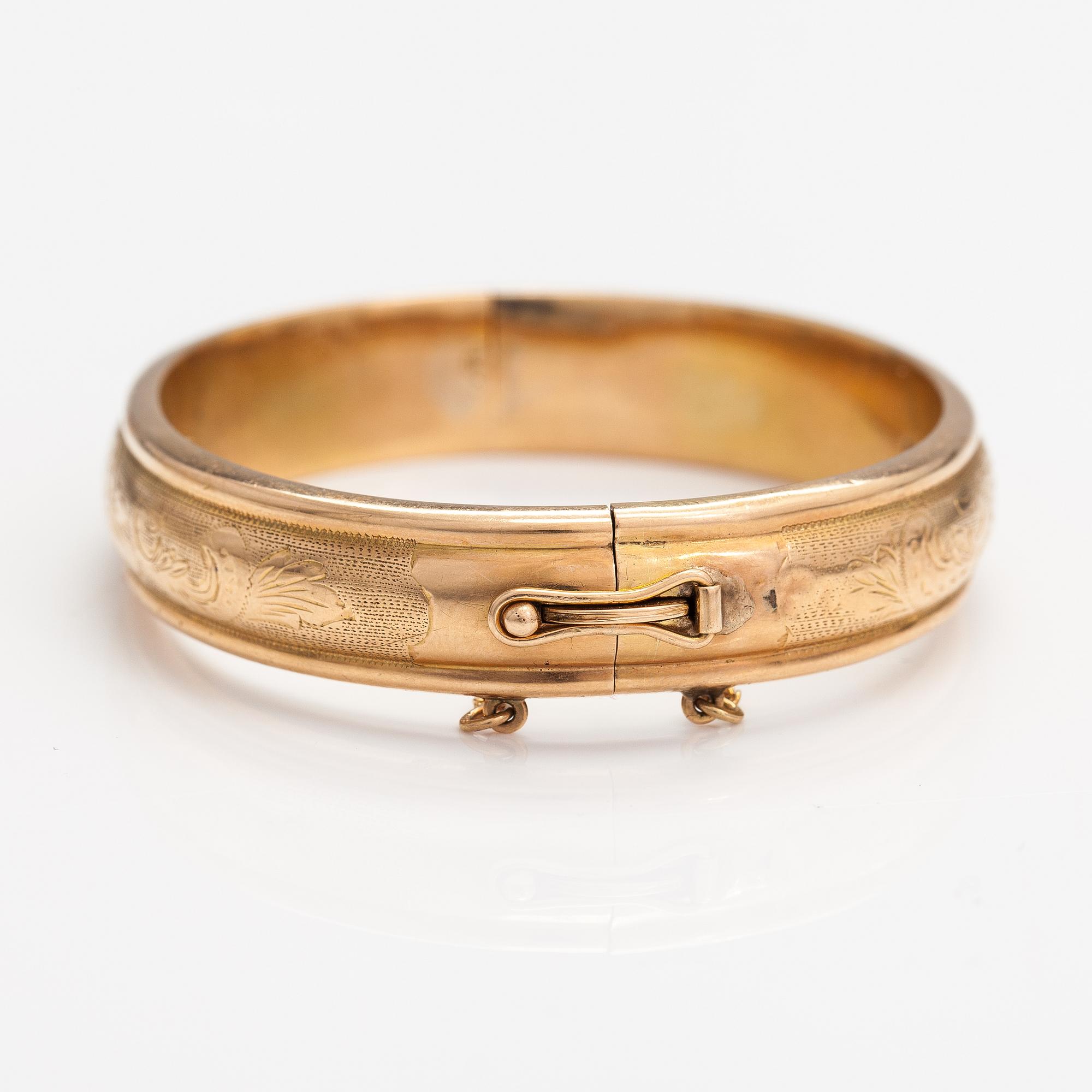 A 14K gold bracelet. Ny Toivo, Helsinki 1955.