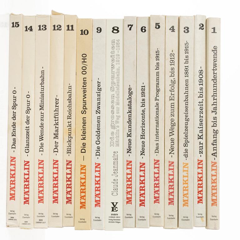 Märklin, Böcker och kataloger, 26 volymer.