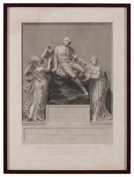 JOHN & JOSIAH BOYDELL (PUBL), etsningar, 3 st, England. 1700-talets slut.