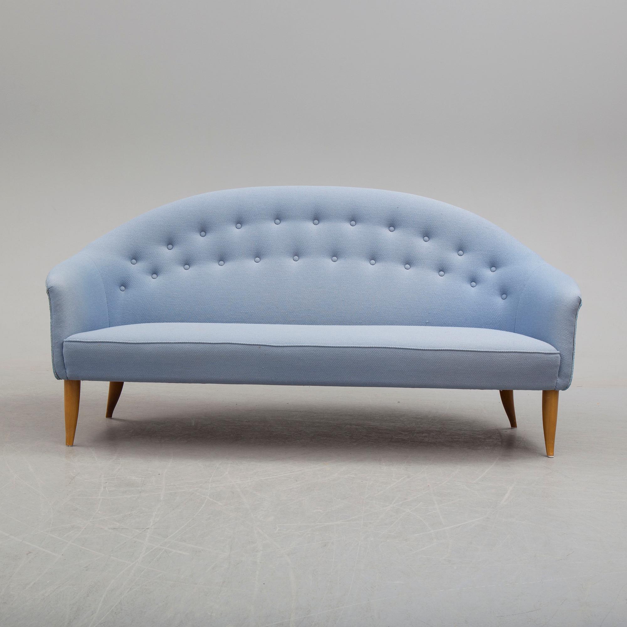 KERSTIN HÖRLIN-HOLMQVIST, soffa, "Paradiset", Nordiska Kompaniet, formgiven 1958.