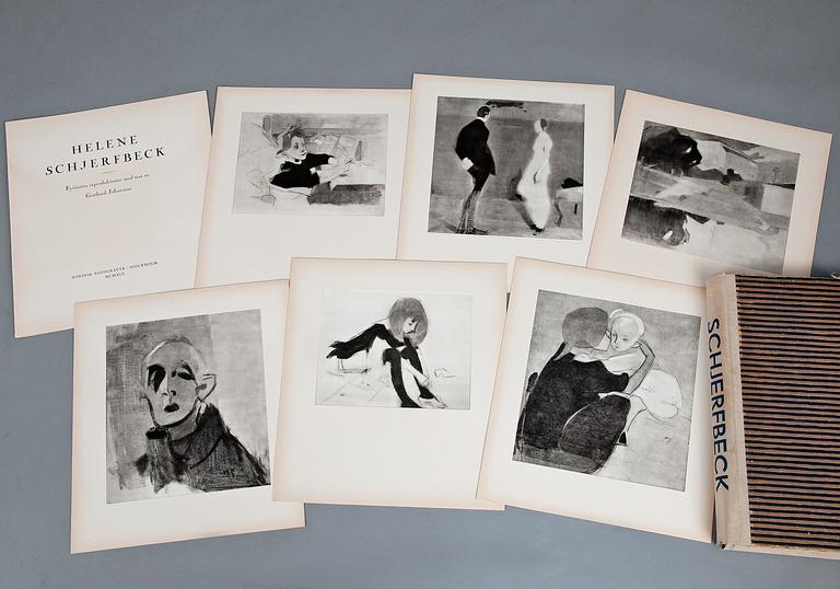 Helene Schjerfbeck, FOLDER WITH REPRODUCTIONS. 48 PCS.