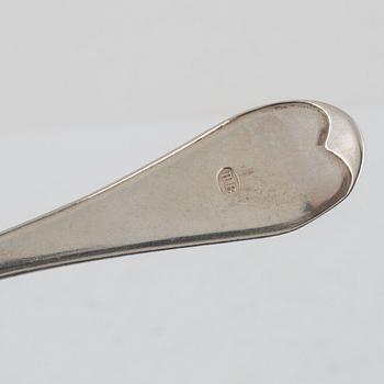 Bestick, 15 st, silver, 1800-1900-tal.