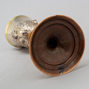 A Baroque-style 19th century communion cup.