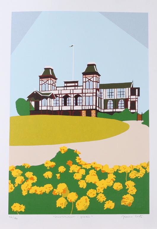 COSTA, JAVIER, färglitografi, sign o numr 156/290.