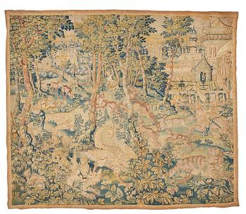 252. A TAPESTRY, tapestry weave, ca 191,5 x 220,5 cm, Flanders 16th century.