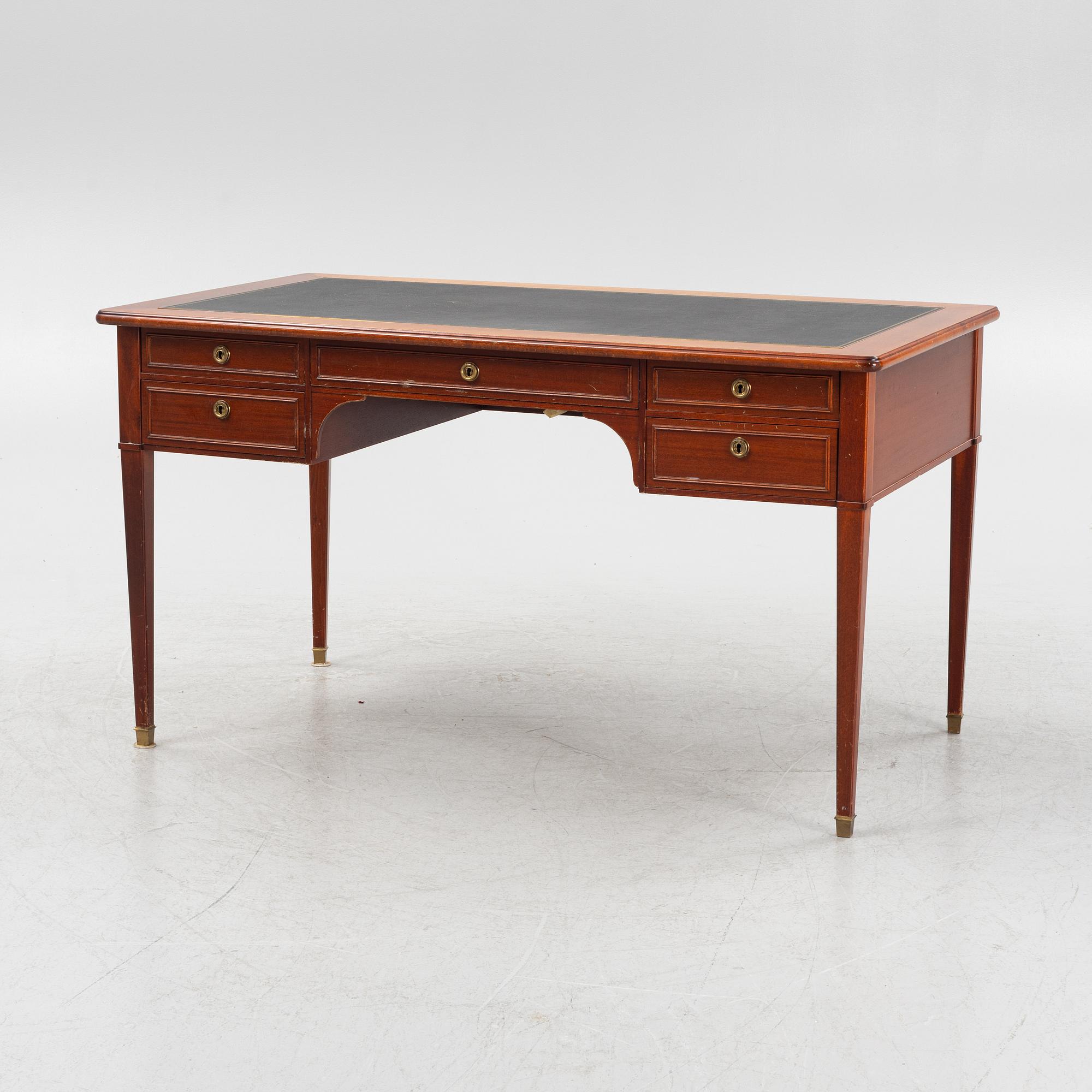 Skrivbord, Georgiansk stil, GR Möbler AB, Tibro, 1900-talets andra hälft.