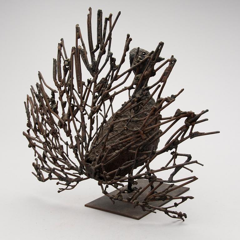 EILA HILTUNEN, bronze, signed.