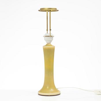 Berndt Friberg, a stoneware table lamp, Gustavsbergs studio, Swedne, 1975.