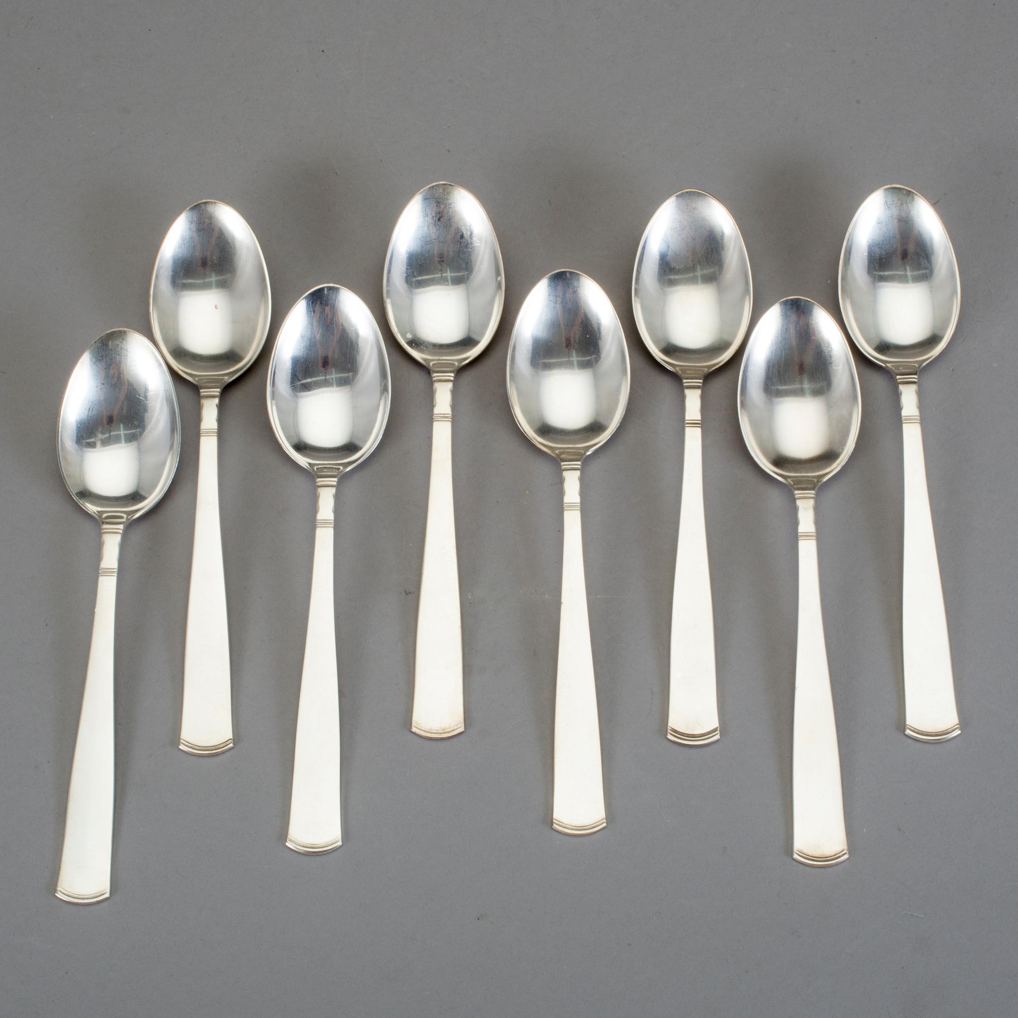 BORDSSKEDAR, "Rosenholm", GAB, Stockholm, 1953 - 1971. Vikt ca 340 gram.