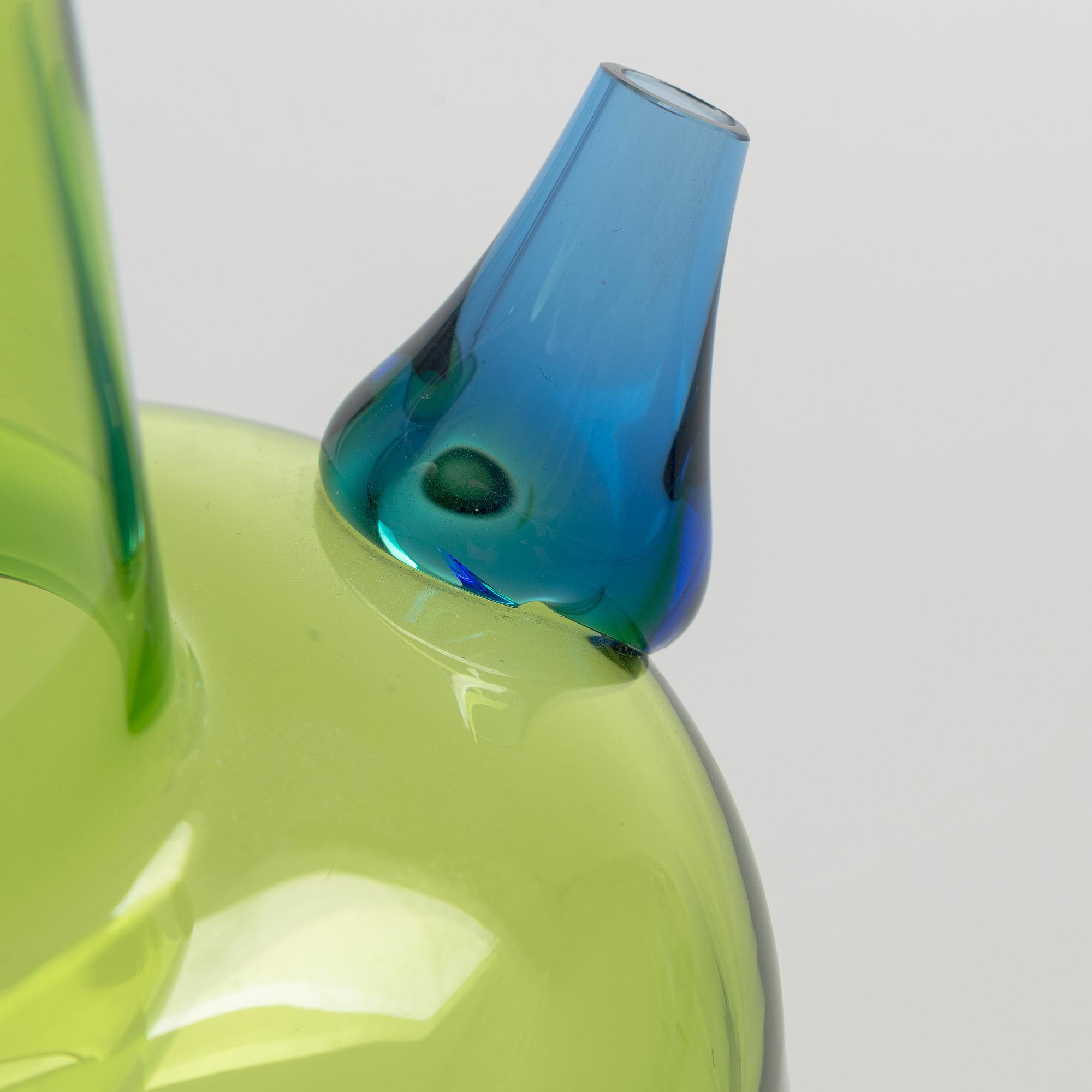 Nanny Still, kanna, prototyp, "Nocturno" Riihimäen Lasitehdas Oy. Formgiven 1975.