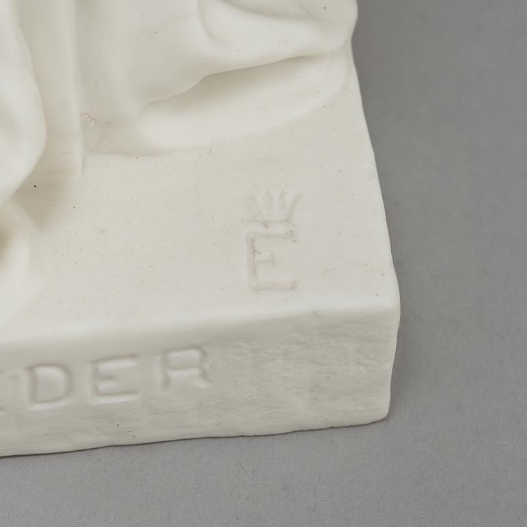 A LATE 19TH CENTURY PARIAN POCKET WATCH HOLDER, Gustafsberg.