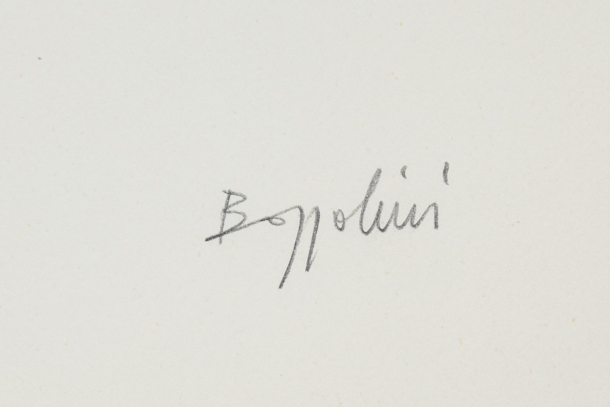 Silvano Bozzolini, lithograp in colours, signed and numbered 27/75.