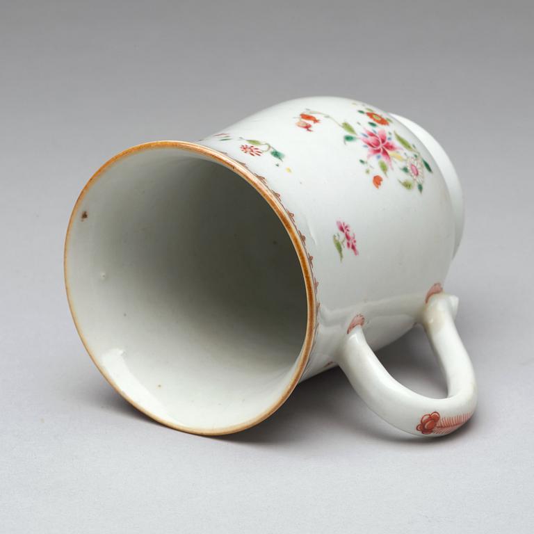 A famille rose jug, Qing dynasty, Qianlong (1736-95).