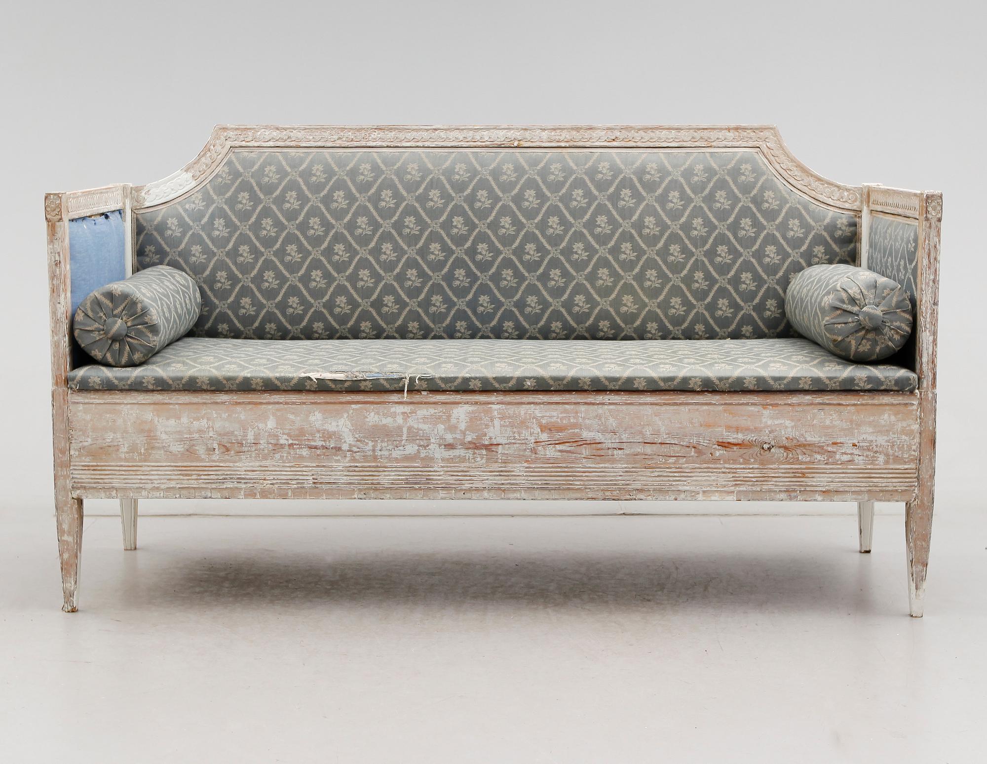 SOFFA, gustaviansk, sent 1700-tal.