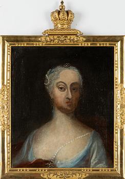 Georg Engelhard Schröder, in the manner of, 18th Century, ”Ulrika Eleonora the Younger" (1688-1741).