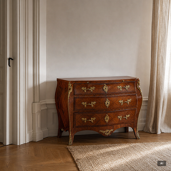 Chest of drawers, second half of the 18th century, Rococo,