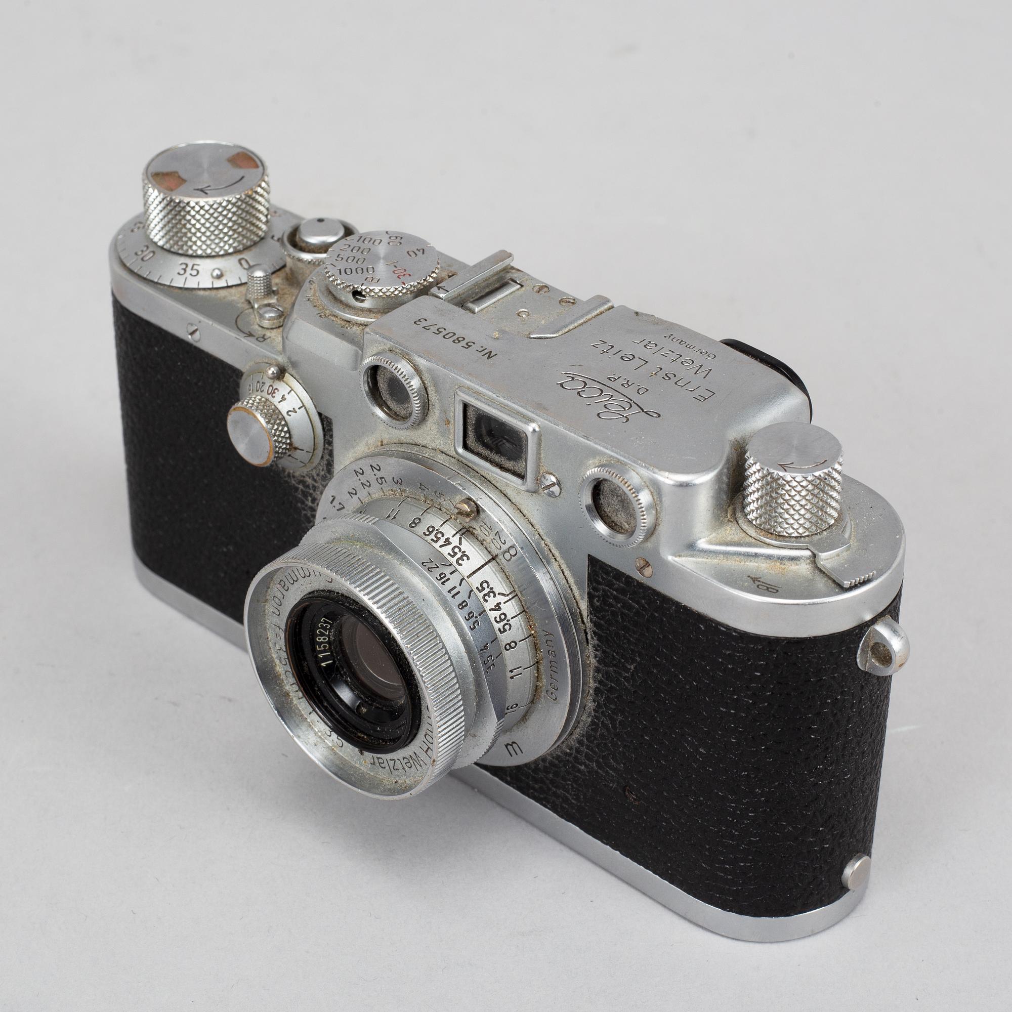 Leica IIIf, "Black Dial", 1951-52, chrome.