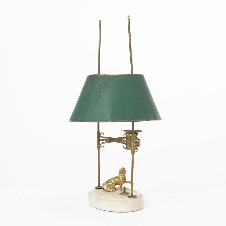Reading candle holder, late Gustavian, circa 1800.