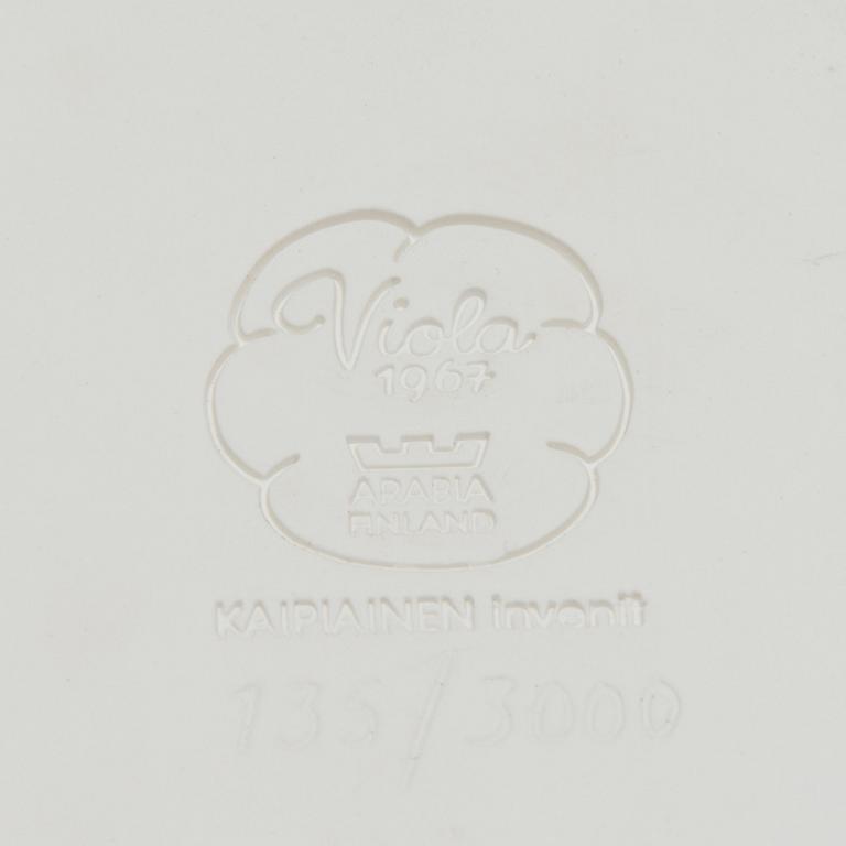 BIRGER KAIPIAINEN, FAT, keramik, Viola 1967, numrerad 135/3000, Arabia Finland, Kaipiainen Invenit.