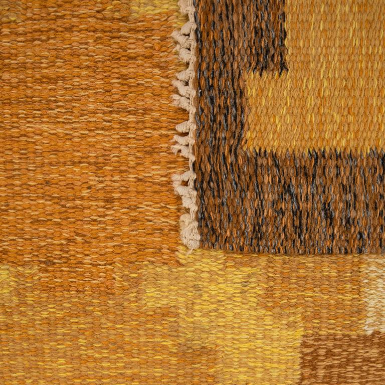 Ingegerd Silow, Matta rölakan signerad IS ca 240x165 cm.