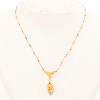 A NECKLACE, "Kaira". 14K gold. Lapponia 2001.