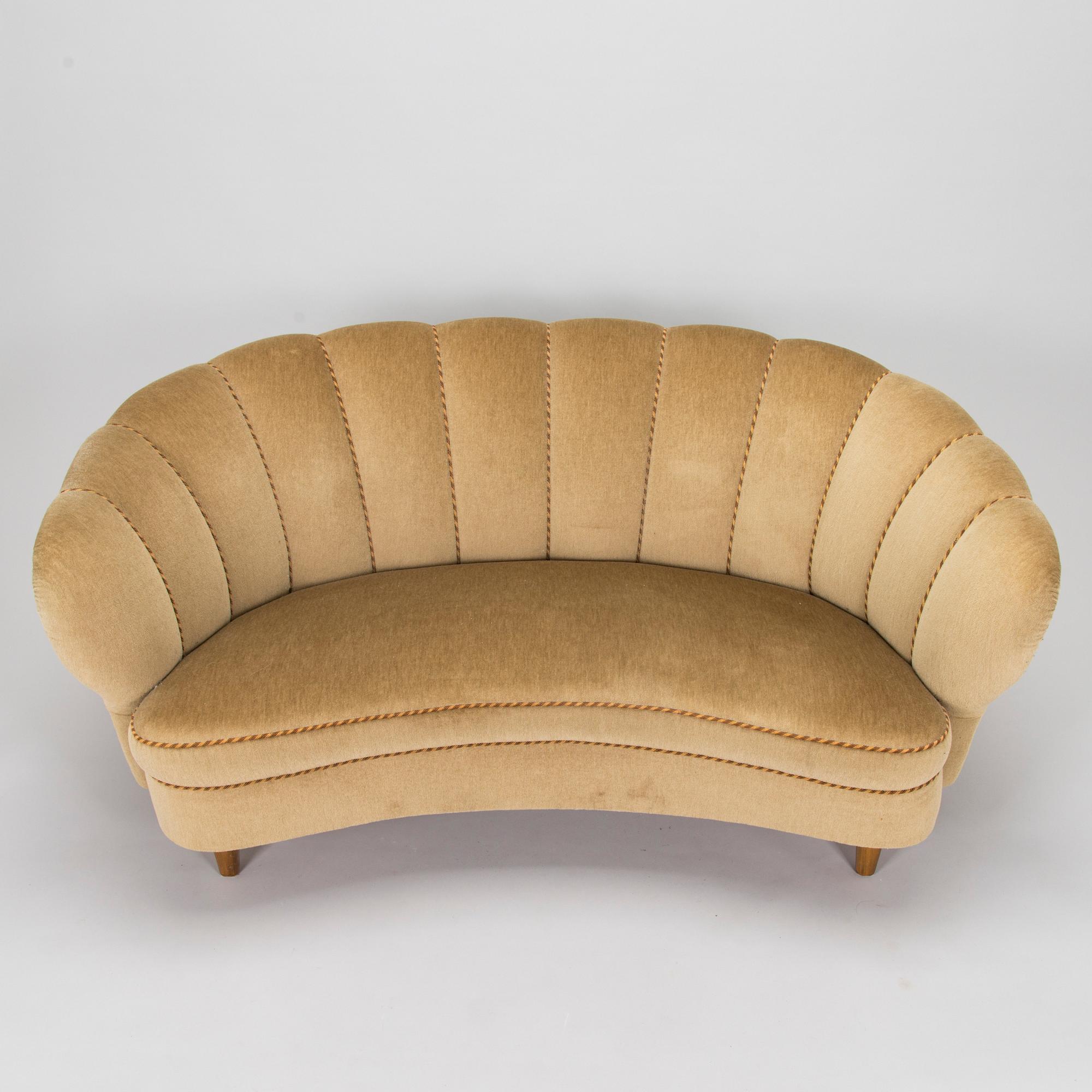 A mid-20th century sofa.