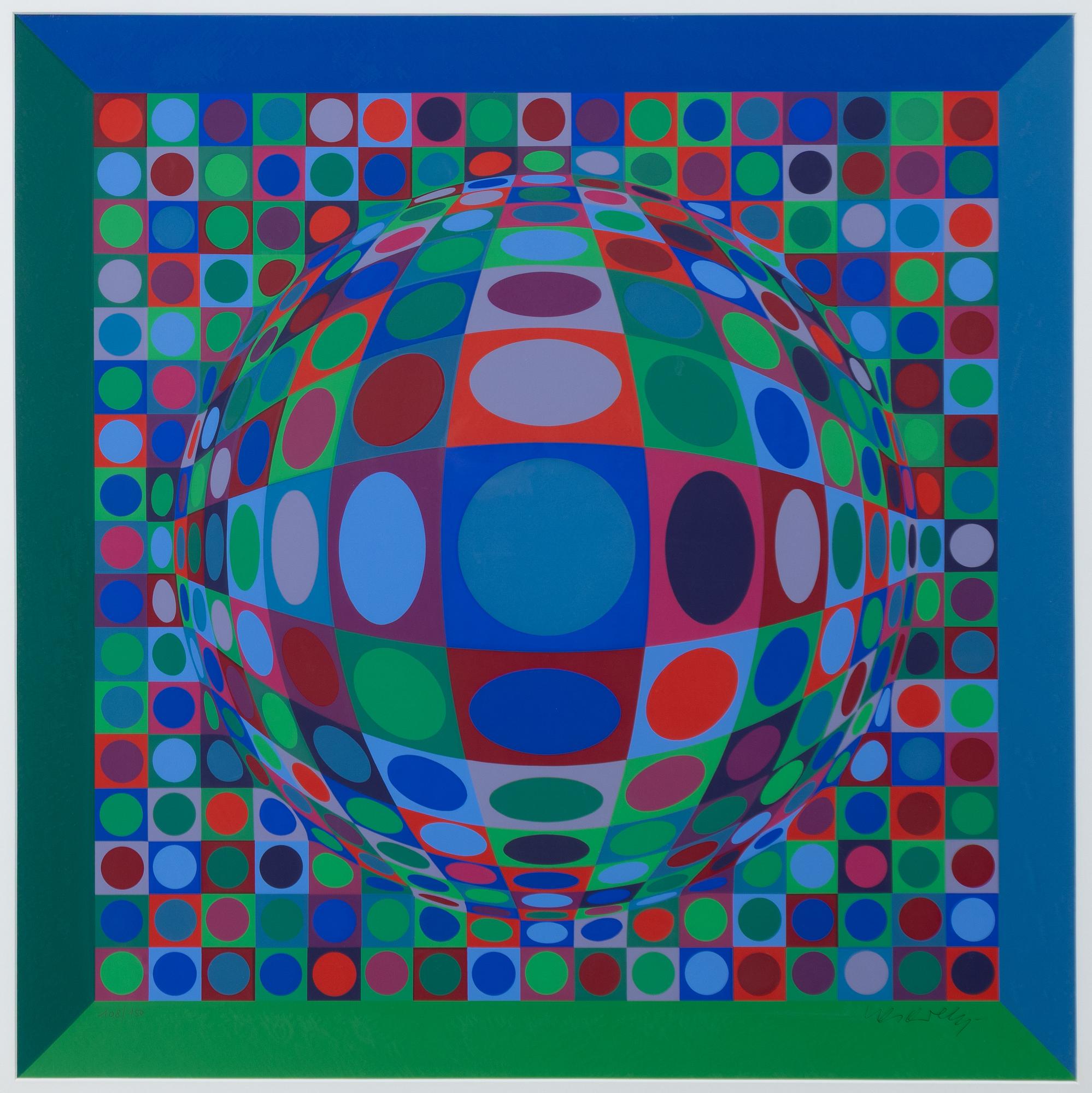 Victor Vasarely, Composition.