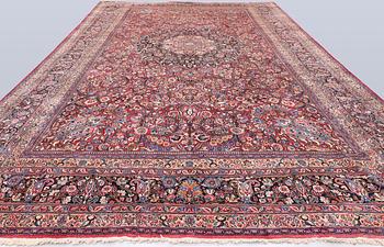 Carpet, Antique Dorokhsh (Khorasan), Signed, 636 x 377 cm.