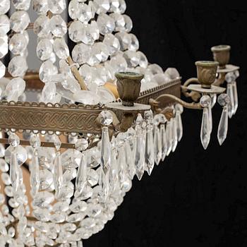 Chandelier, circa 1900.