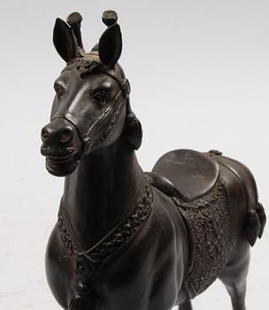 SKULPTUR, metall, orientalisk.