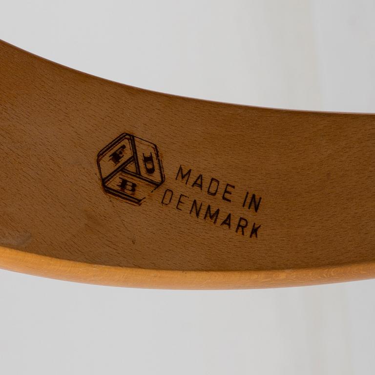 A 'J16' rocking chair by Hans J Wegner, F.D.B Møbler, Denmark.