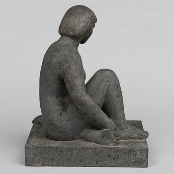 VILJO SAVIKURKI, A GIRL SITTING.
