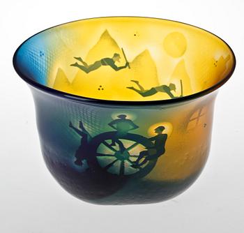 SKÅL, glas Bertil Vallien Kosta Boda.