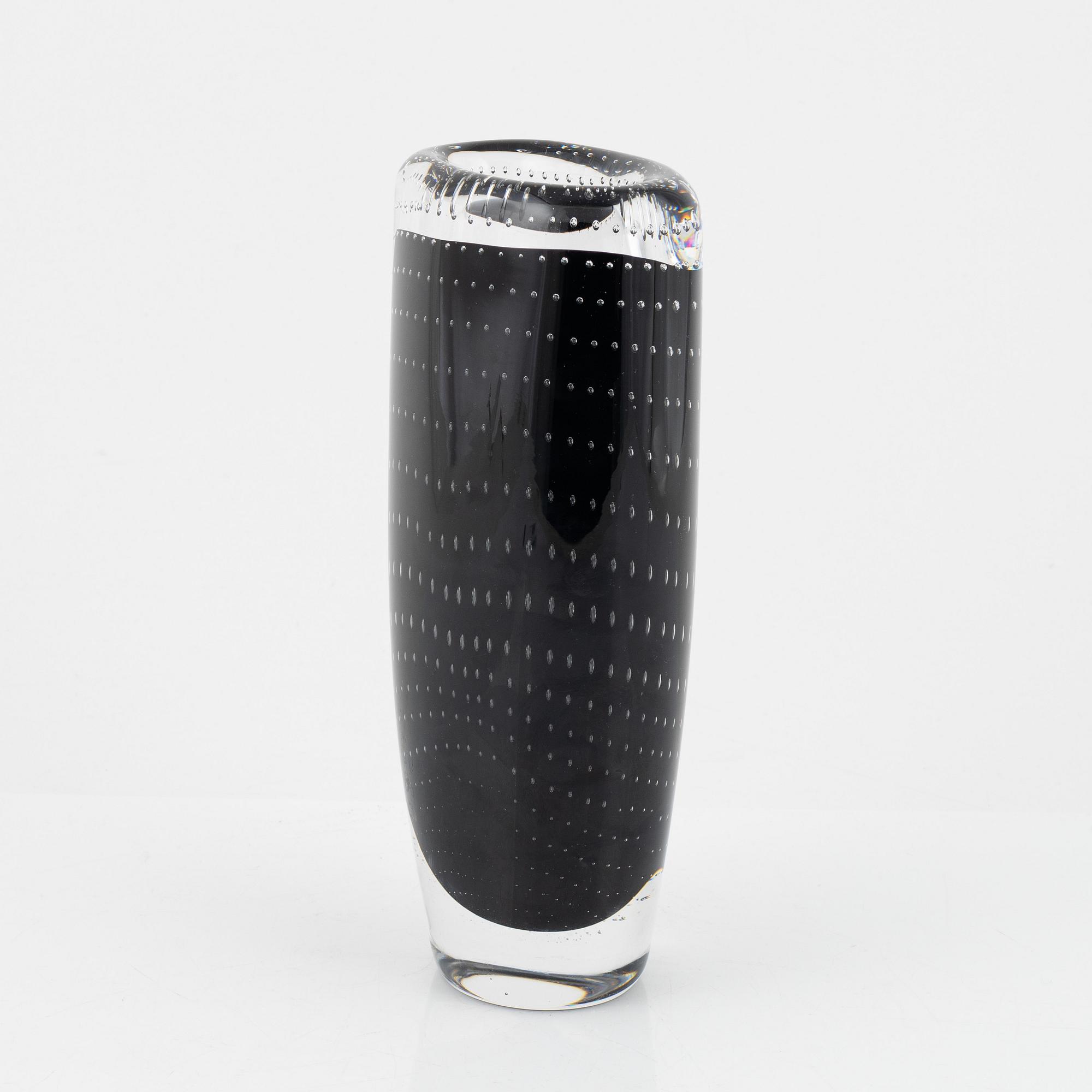 Vicke Lindstrand, a glass vase, Kosta.