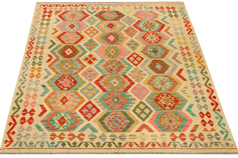 A Kilim ug, Afghanistan, a. 244 x 177 cm.