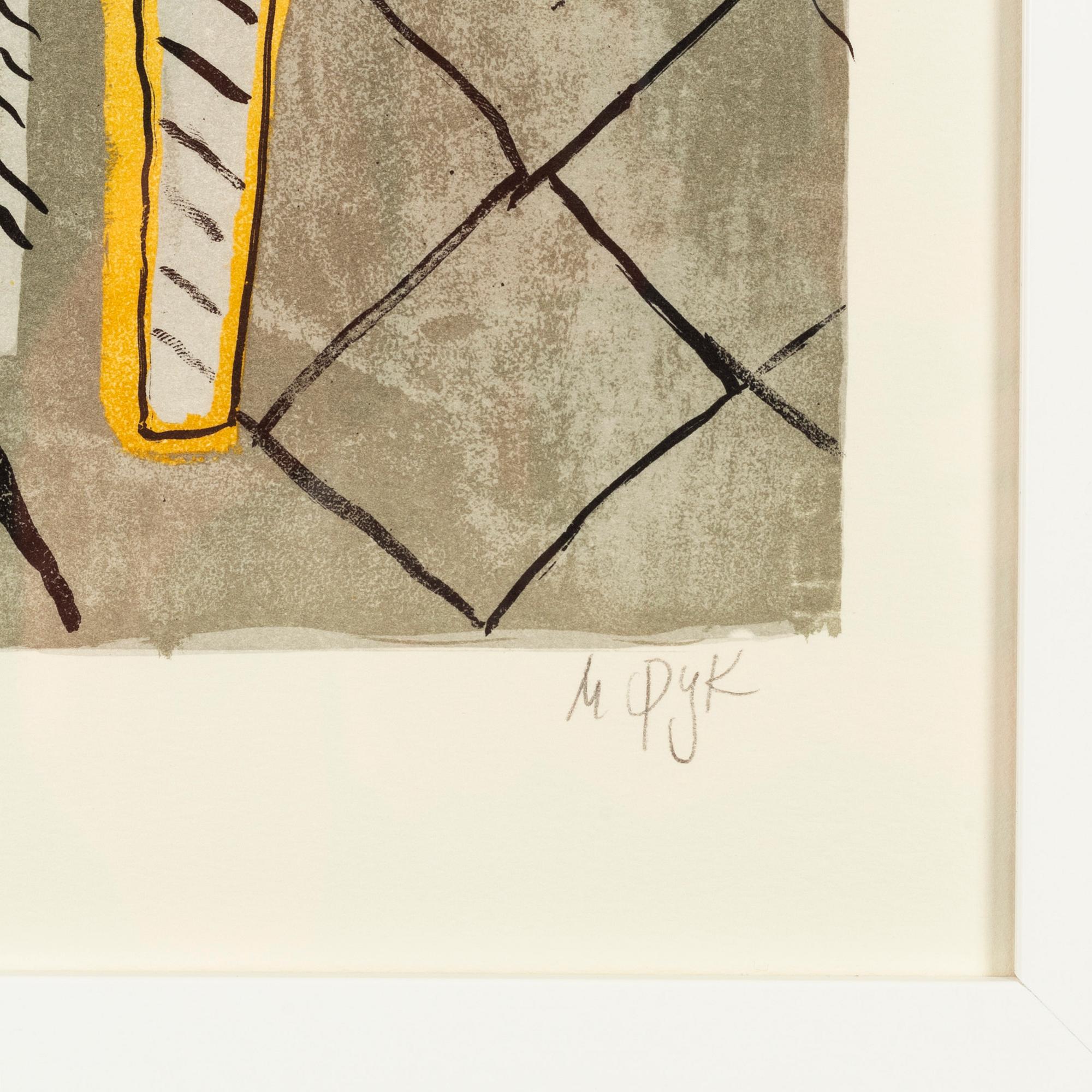 Madeleine Pyk, lithograph in colours, 1994, signed 4035/5000.