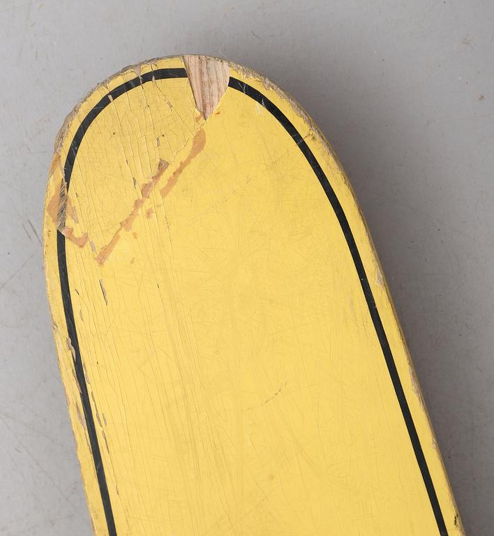 VATTENSKIDOR, 1 par, Sandströms Skidfabrik AB, Lindesberg, 1900-talets mitt.