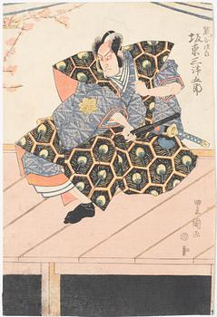 Utagawa Toyokuni I, Kabuki actor.